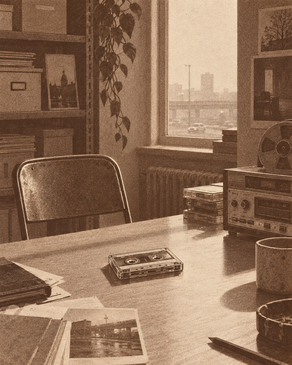 The Unlabelled Tape narration artwork